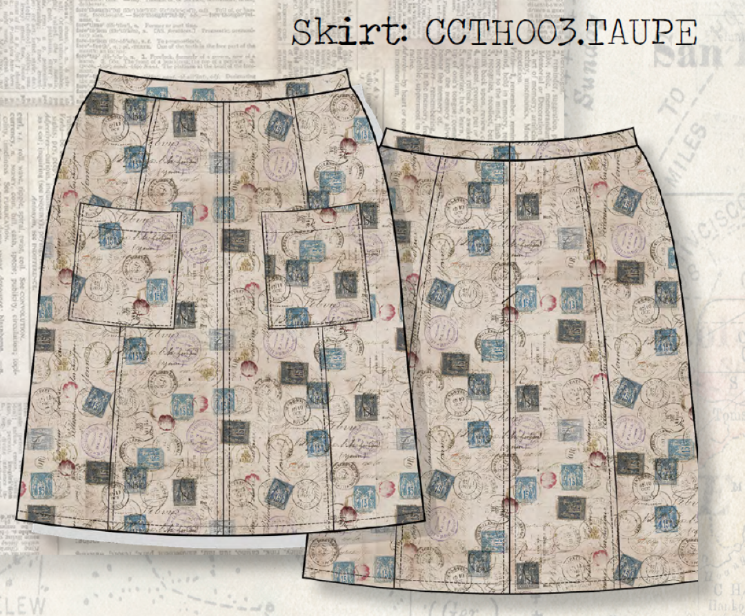 GRAINLINE STUDIO LLC - REED SKIRT PATTERN Sizes 0-18