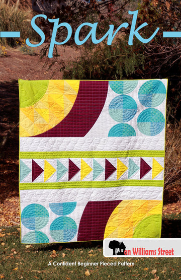 ON WILLIAM'S STREET - SPARK MYSTERY QUILT PATTERN - Artistic Quilts with Color