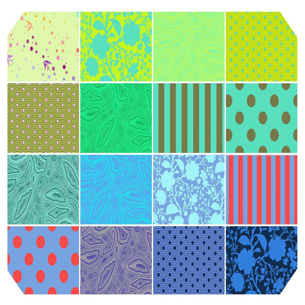 TULA PINK - TRUE COLORS - STARLING Fat Quarter Bundle - Artistic Quilts with Color
