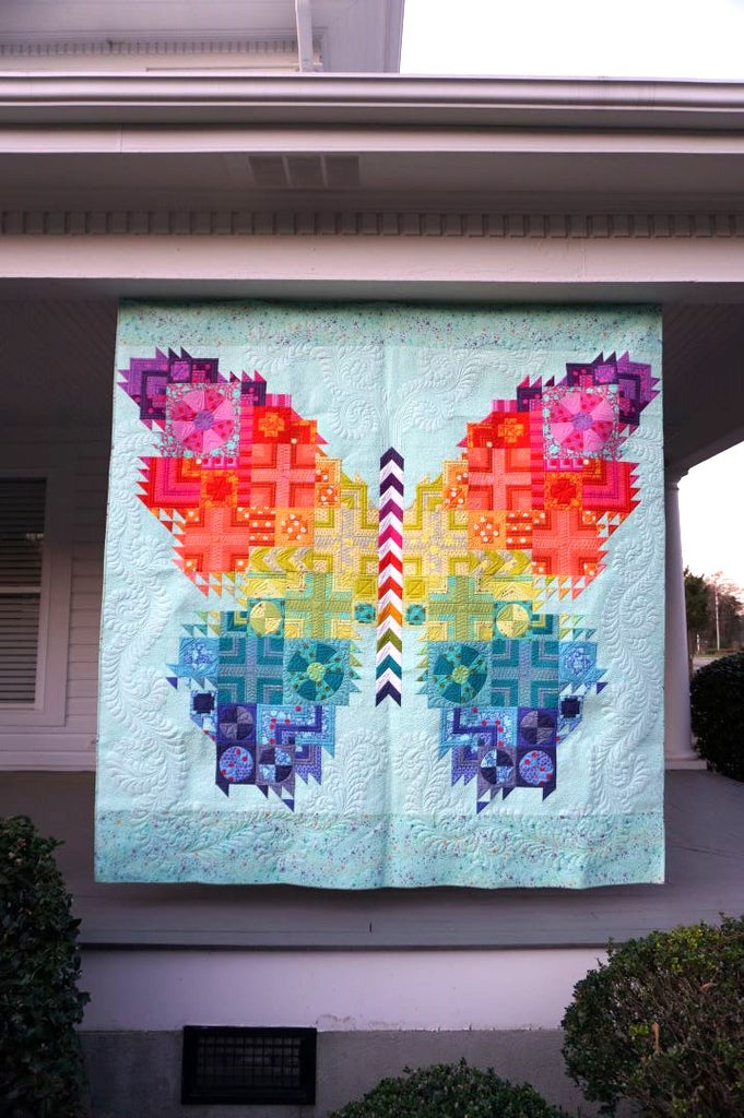 TULA PINK - THE BUTTERFLY QUILT KIT 2ND EDITION - Artistic Quilts with Color