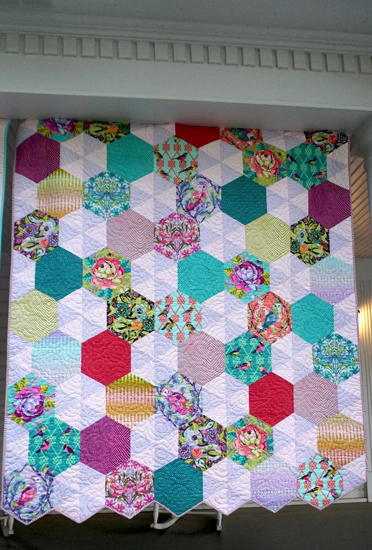 TULA PINK - MOON GARDEN - DELIGHT QUILT BY JULIE HERMAN, Jaybird Quilts