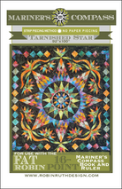 ROBIN RUTH - TARNISHED STAR PATTERN - Artistic Quilts with Color