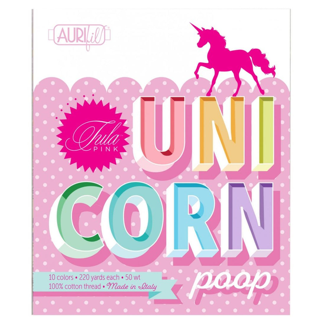 AURIFIL - TULA PINK - Unicorn Poop - Artistic Quilts with Color