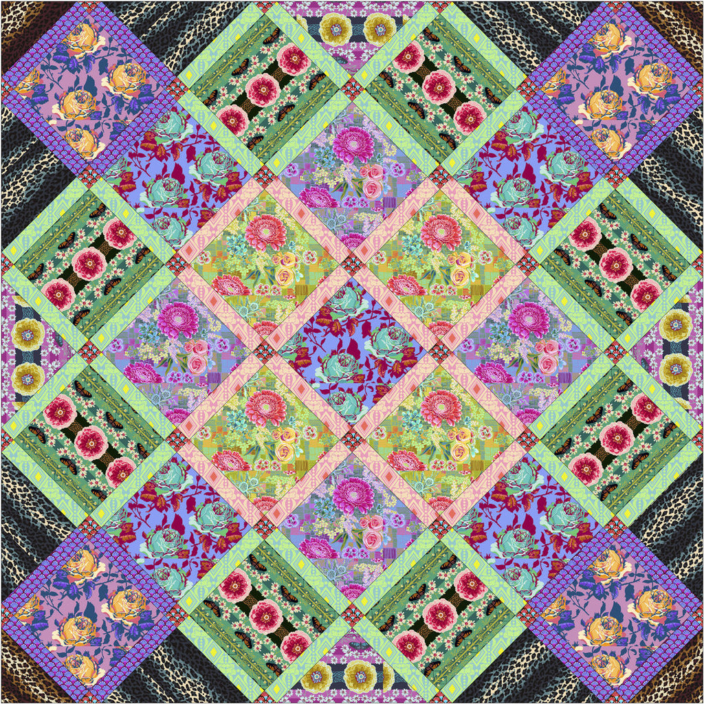 ANNA MARIA HONER - VIVACIOUS - VIVACIOUS QUILT KIT - Artistic Quilts with Color