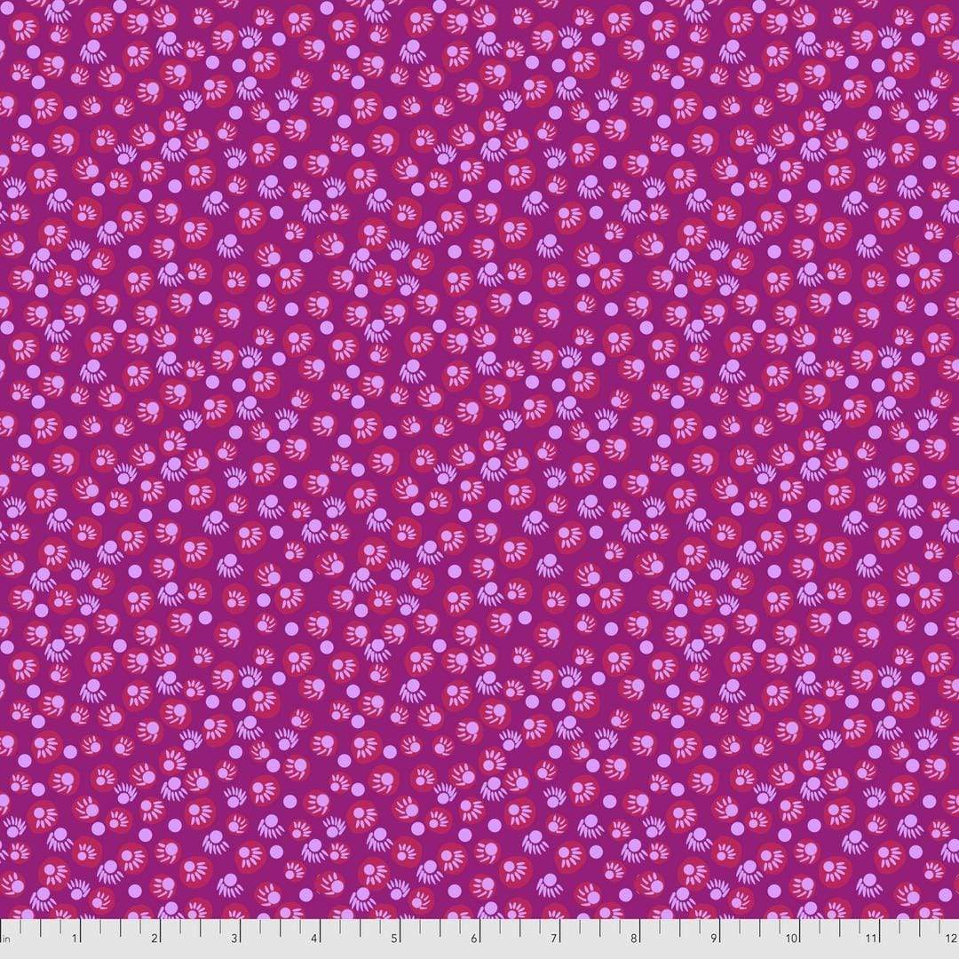 Artistic Quilts with Color Fabric Anna Maria Bright Eyes Dot Your Eyes Magenta SKU# PWAH156.MAGENTA  SHIPPING MAY 2021