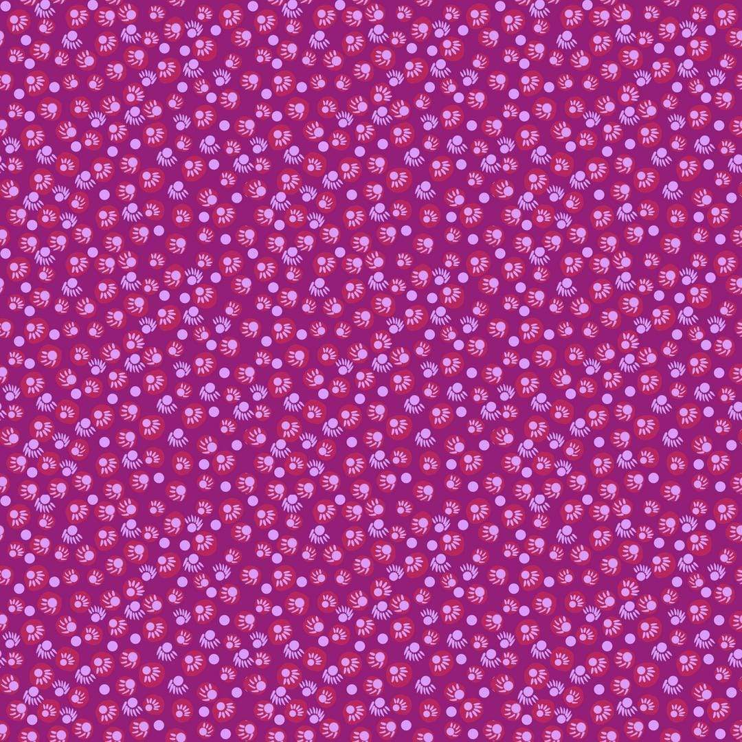 Artistic Quilts with Color Fabric Anna Maria Bright Eyes Dot Your Eyes Magenta SKU# PWAH156.MAGENTA  SHIPPING MAY 2021