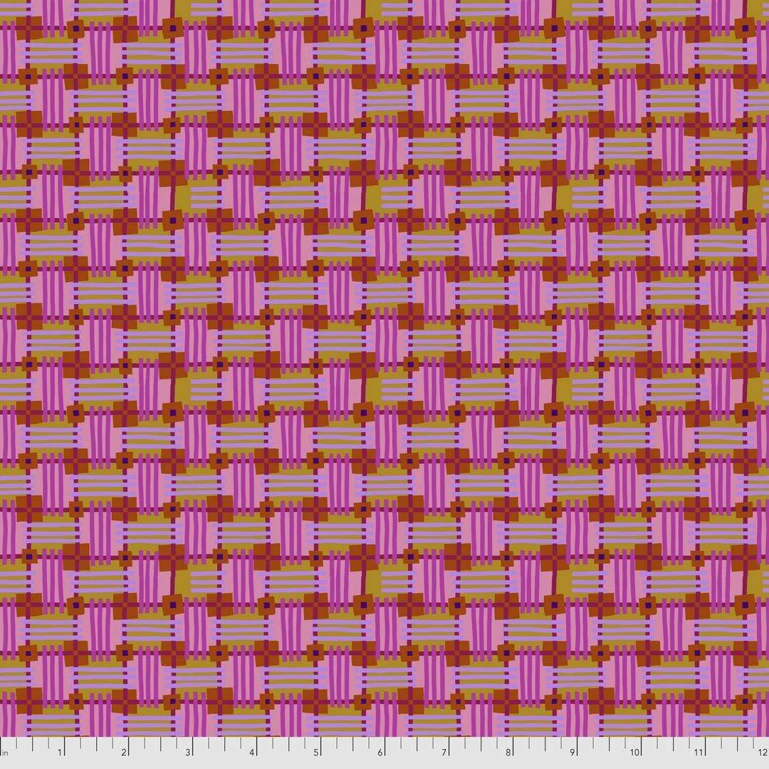 Artistic Quilts with Color Fabric Anna Maria Bright Eyes In Town, Sweet SKU# PWAH158.SWEET SHIPPING MAY 2021