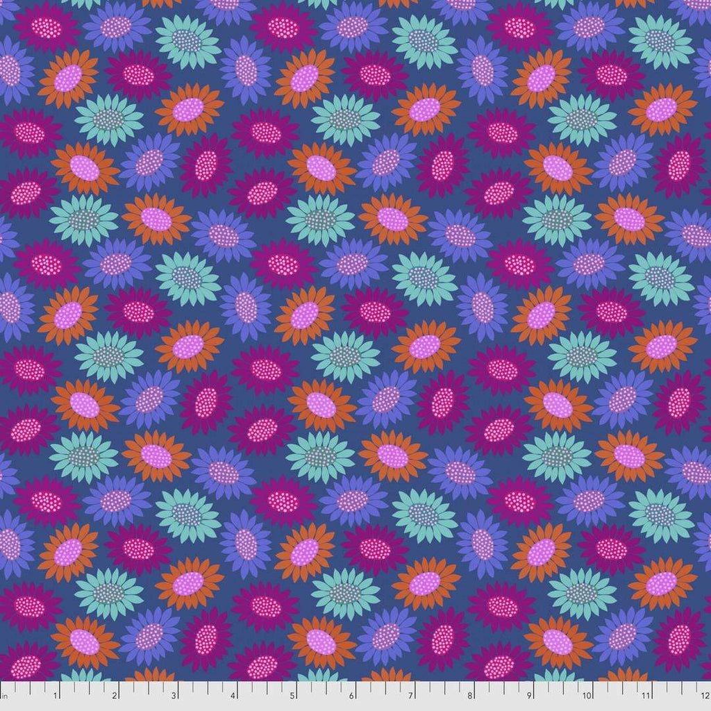 Artistic Quilts with Color Fabric Anna Maria Bright Eyes Picky, Blue SKU# PWAH159.BLUE SHIPPING MAY 2021