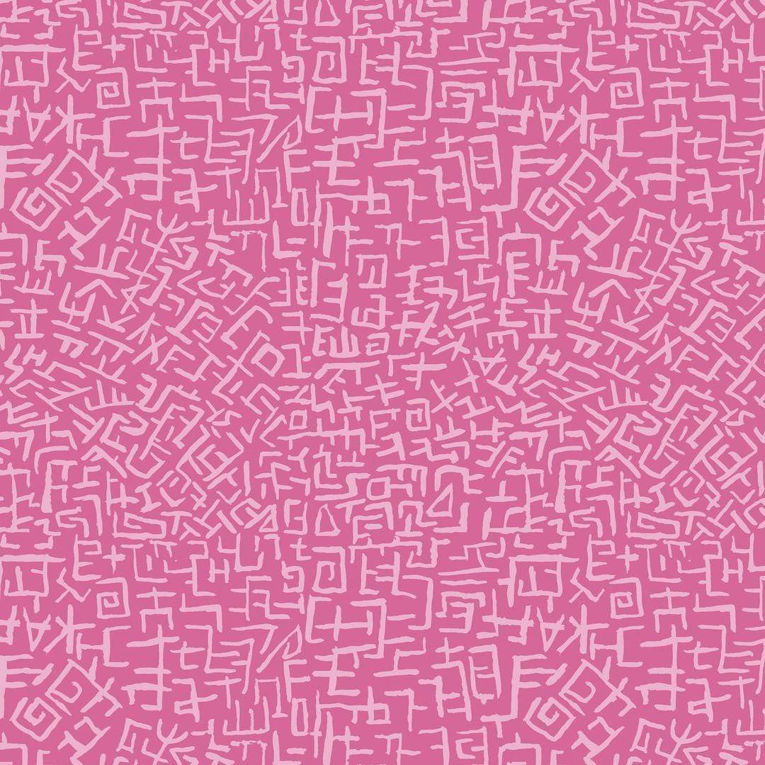 Artistic Quilts with Color Fabric Brandon Mably for the Kaffe Fassett Collective AUGUST 2021 Amaze - Pink SKU# PWBM078.PINK SHIPPING SEPTEMBER 2021