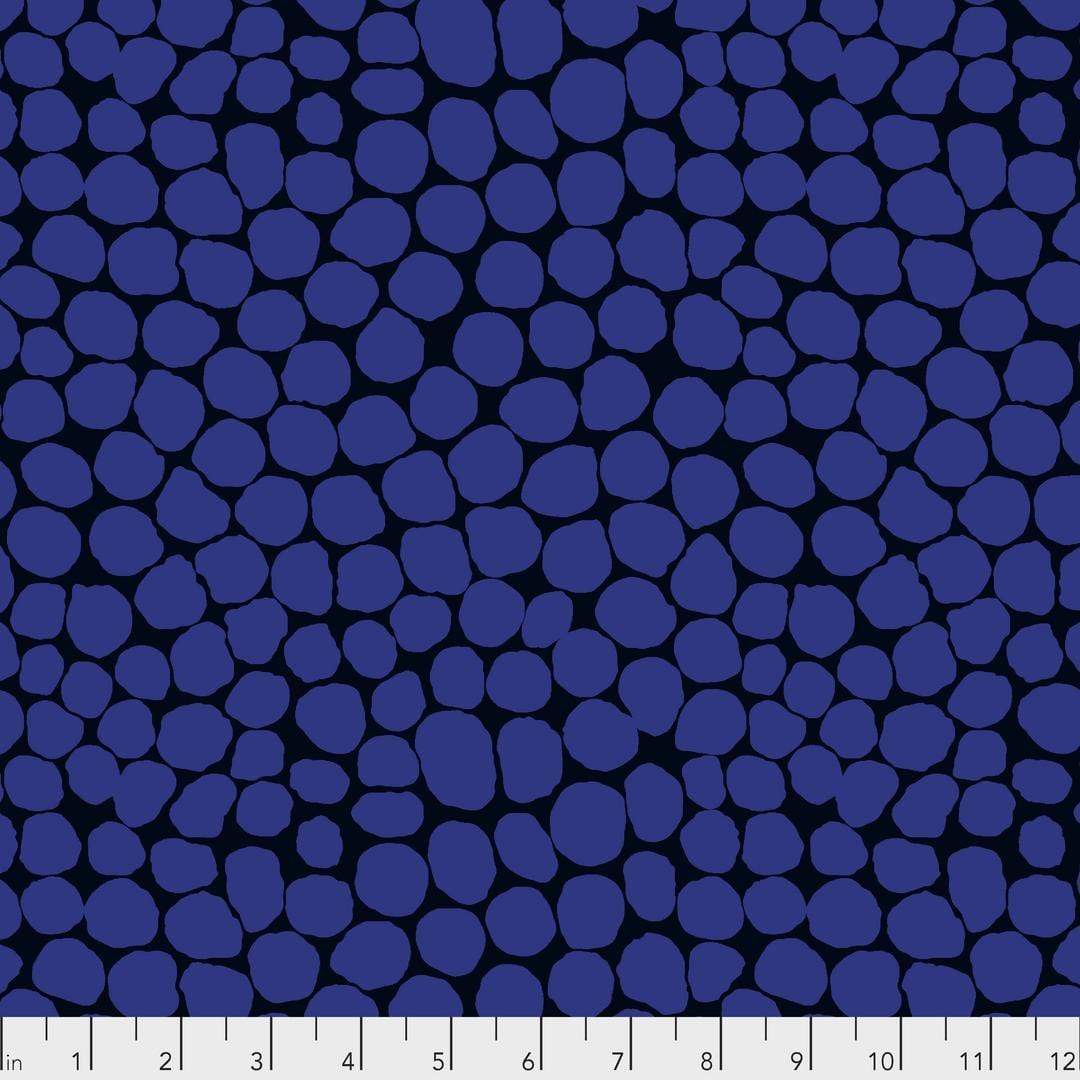 Artistic Quilts with Color Fabric Brandon Mably for the Kaffe Fassett Collective Jumble - Blue SKU# PWBM053.BLUEX DELIVERY MARCH 2021