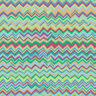 Artistic Quilts with Color Fabric Brandon Mably for the Kaffe Fassett Collective Zig Zag - Aqua SKU# PWBM043.AQUAX SHIPPING JUNE 2021