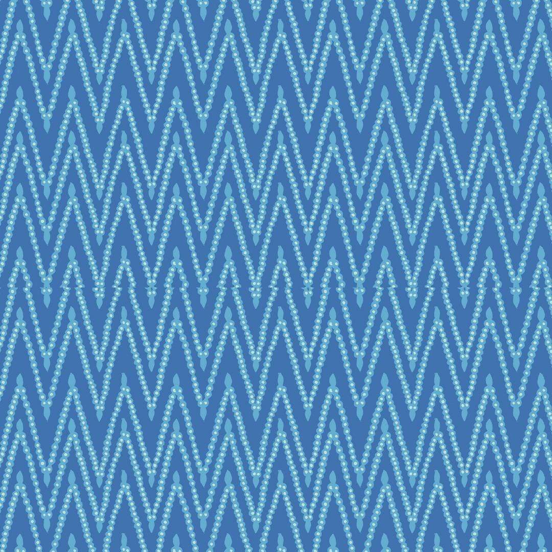 Valori Wells - Enchanted - BEADED ZIG ZAG PWVW026.BLUE SHIPPING MAY 2021