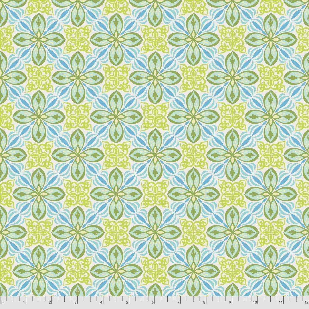 Artistic Quilts with Color Fabric Enchanted by Valori Wells - SMALL TILE SKU# PWVW028.AVOCADO SHIPPING MAY 2021
