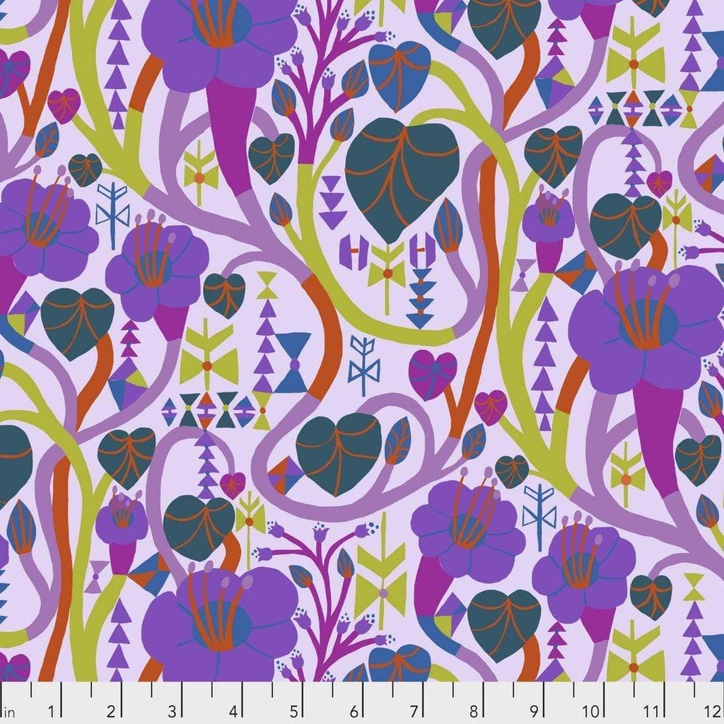 Artistic Quilts with Color Fabric Homeward by Monika Forsberg - Meander, Lilac SKU# PWMF013.LILAC