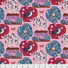 Artistic Quilts with Color Fabric Homeward by Monika Forsberg - My Block Mini, Pink SKU# PWMF019.PINK