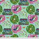 Artistic Quilts with Color Fabric Homeward by Monika Forsberg - My Block, Seafoam SKU# PWMF018.SEAFOAM