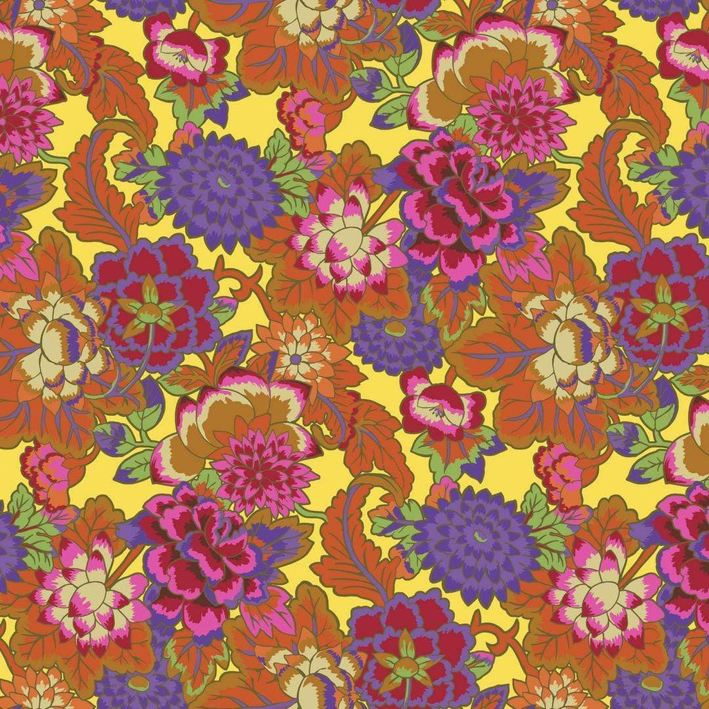 Artistic Quilts with Color Fabric Kaffe Fassett Collective AUGUST 2021 Cloisonne - ORANGE SKU# PWGP046.ORANGE SHIPPING AUGUST 2021
