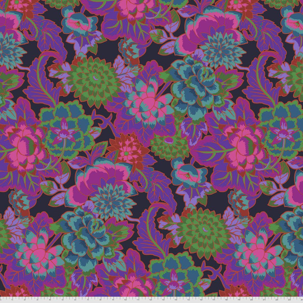 Artistic Quilts with Color Fabric Kaffe Fassett Collective AUGUST 2021 Cloisonne - PURPLE SKU# PWGP046.PURPLE SHIPPING SEPTEMBER 2021