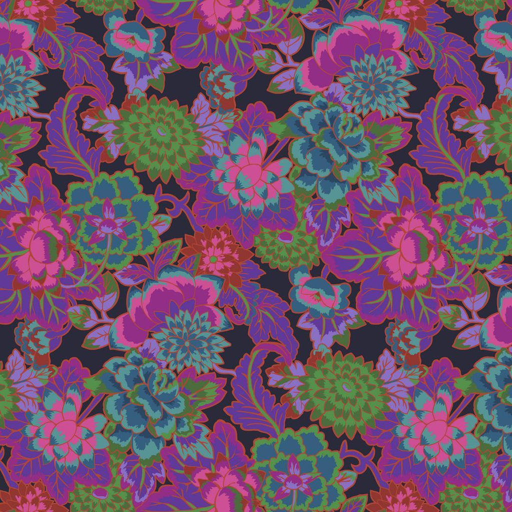 Artistic Quilts with Color Fabric Kaffe Fassett Collective AUGUST 2021 Cloisonne - PURPLE SKU# PWGP046.PURPLE SHIPPING SEPTEMBER 2021
