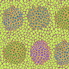Artistic Quilts with Color Fabric Kaffe Fassett February 2021 Hydrangea - Green SKU# PWGP180.GREEN