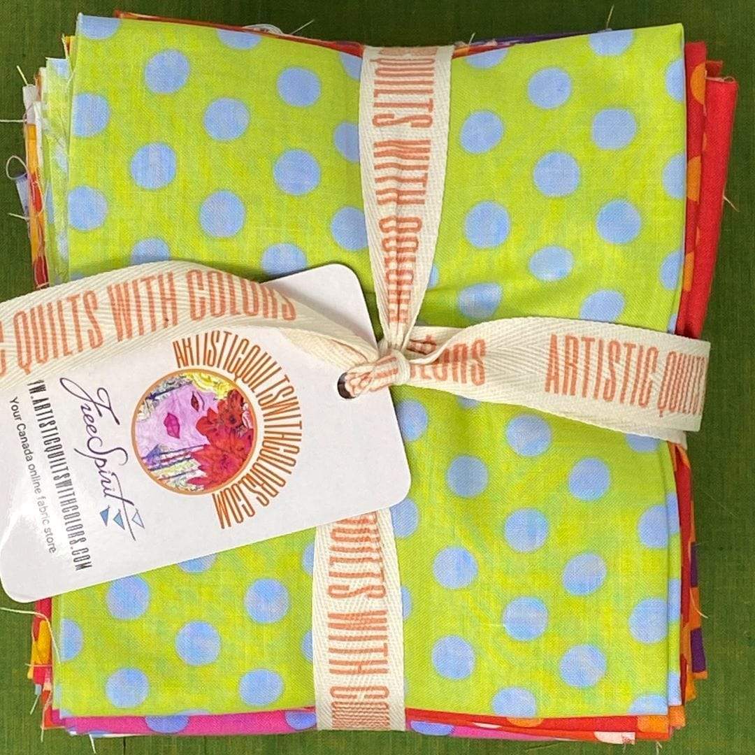 Artistic Quilts with Color Fabric Kaffe Fassett - SPOT - IH Fat Quarter Bundle