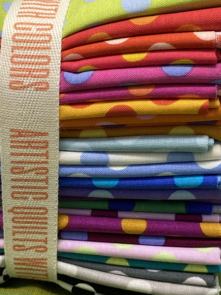 Artistic Quilts with Color Fabric Kaffe Fassett - SPOT - IH Fat Quarter Bundle