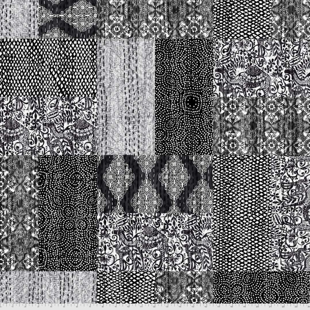 Valori Wells - Kantha Cloth - Charmed. Onyx