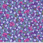 Artistic Quilts with Color Fabric Philip Jacobs for the Kaffe Fassett Collective AUGUST 2021 Climbing Geraniums - PURPLE SKU# PWPJ110.PURPLE SHIPPING SEPTEMBER 2021