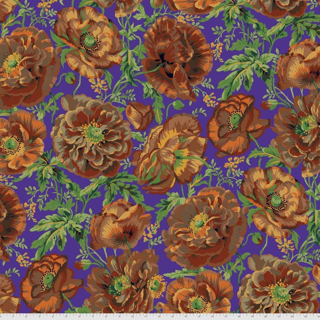 Artistic Quilts with Color Fabric Philip Jacobs for the Kaffe Fassett Collective AUGUST 2021 Dorothy - BROWN SKU# PWPJ109.BROWN SHIPPING SEPTEMBER 2021