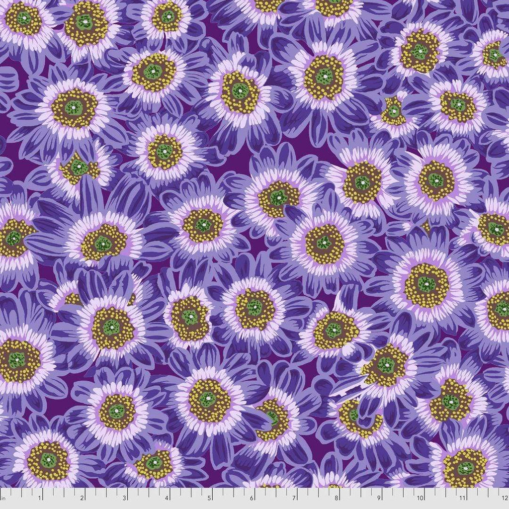 Artistic Quilts with Color Fabric Philip Jacobs for the Kaffe Fassett Collective AUGUST 2021 Lucy - LAVENDER SKU# PWPJ112.LAVENDER SHIPPING SEPTEMBER 2021