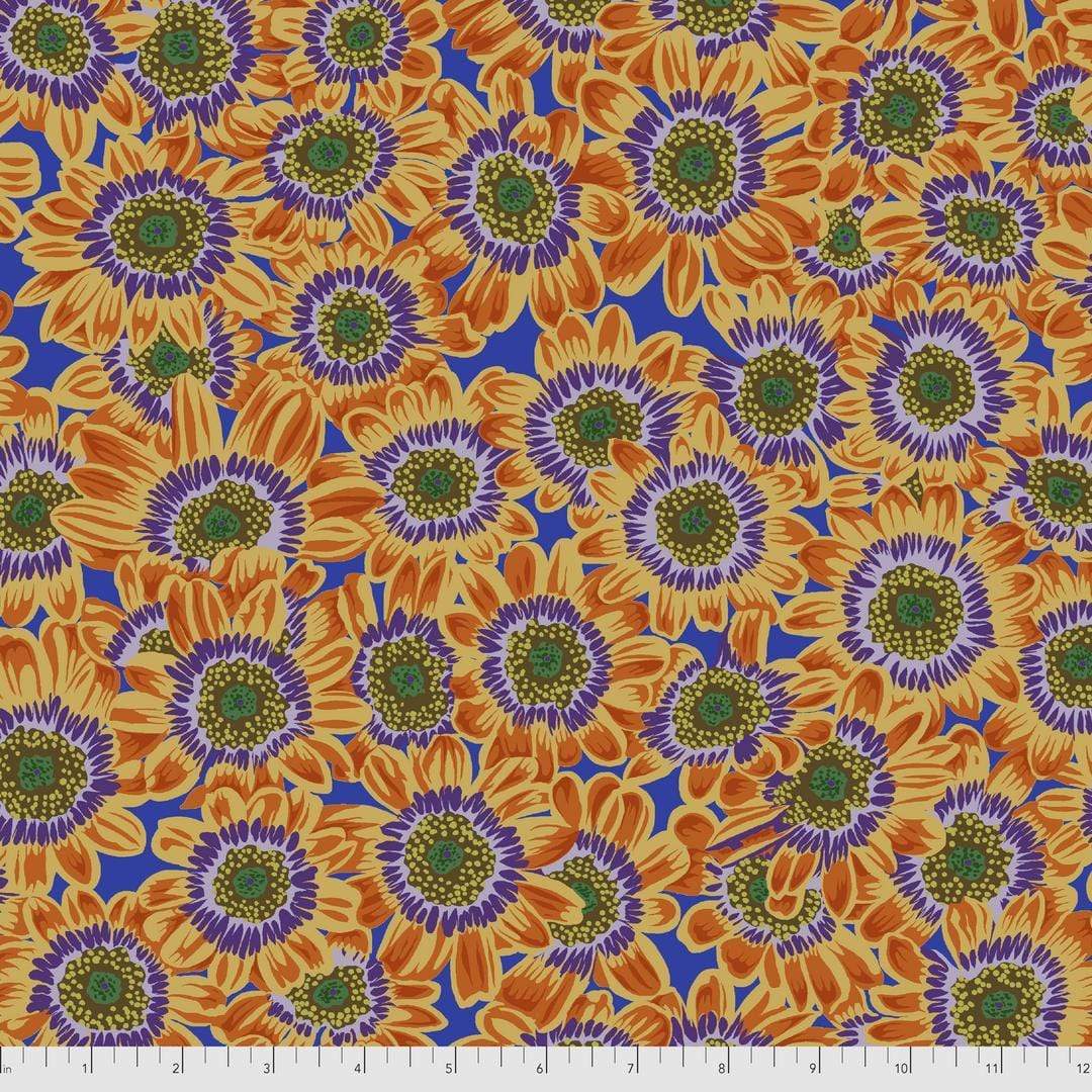 Artistic Quilts with Color Fabric Philip Jacobs for the Kaffe Fassett Collective AUGUST 2021 Lucy - ORANGE SKU# PWPJ112.ORANGE SHIPPING SEPTEMBER 2021