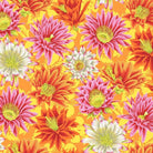 Artistic Quilts with Color Fabric Philip Jacobs for the Kaffe Fassett Collective Cactus Flower - Yellow SKU# PWPJ096.YELLOW