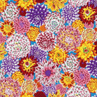 Artistic Quilts with Color Fabric Philip Jacobs for the Kaffe Fassett Collective Dancing Dahlias - Multi SKU# PWPJ101.MULTI