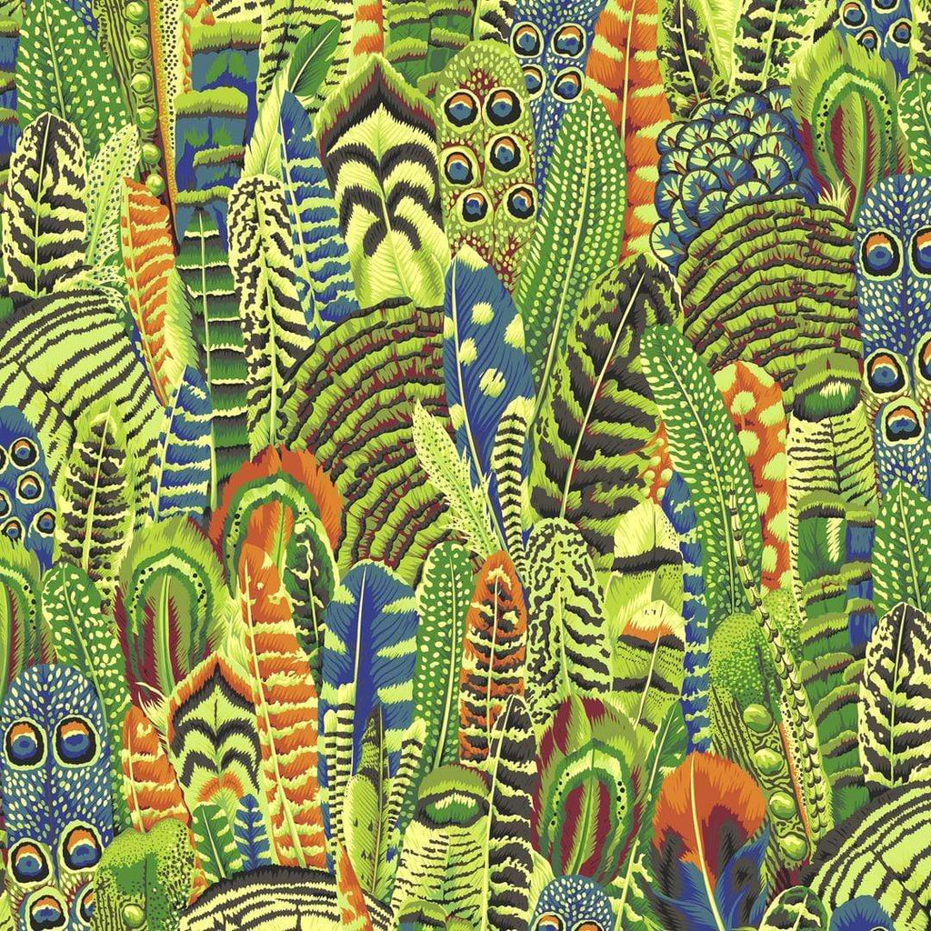 Artistic Quilts with Color Fabric Philip Jacobs for the Kaffe Fassett Collective - Feather - LIME SKU# PWPJ055.LIME