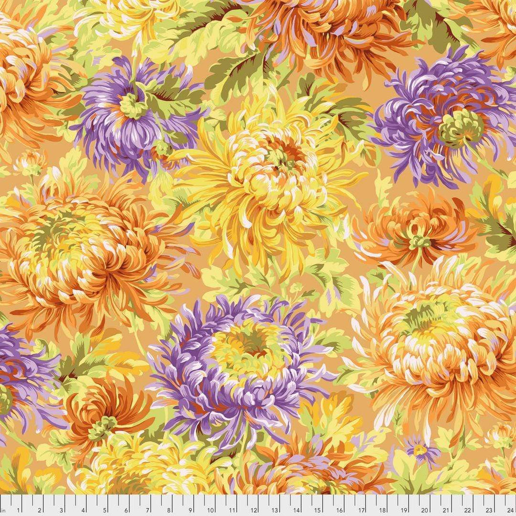 Artistic Quilts with Color Fabric Philip Jacobs for the Kaffe Fassett Collective Shaggy - Yellow SKU# PWPJ072.YELLO