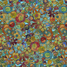 Artistic Quilts with Color Fabric SUE PENN - FLUORISH - BLOSSOMS TEAL PERFECT SKU# PWSP033.TEAL: SHIPPING SEPTEMBER 2021