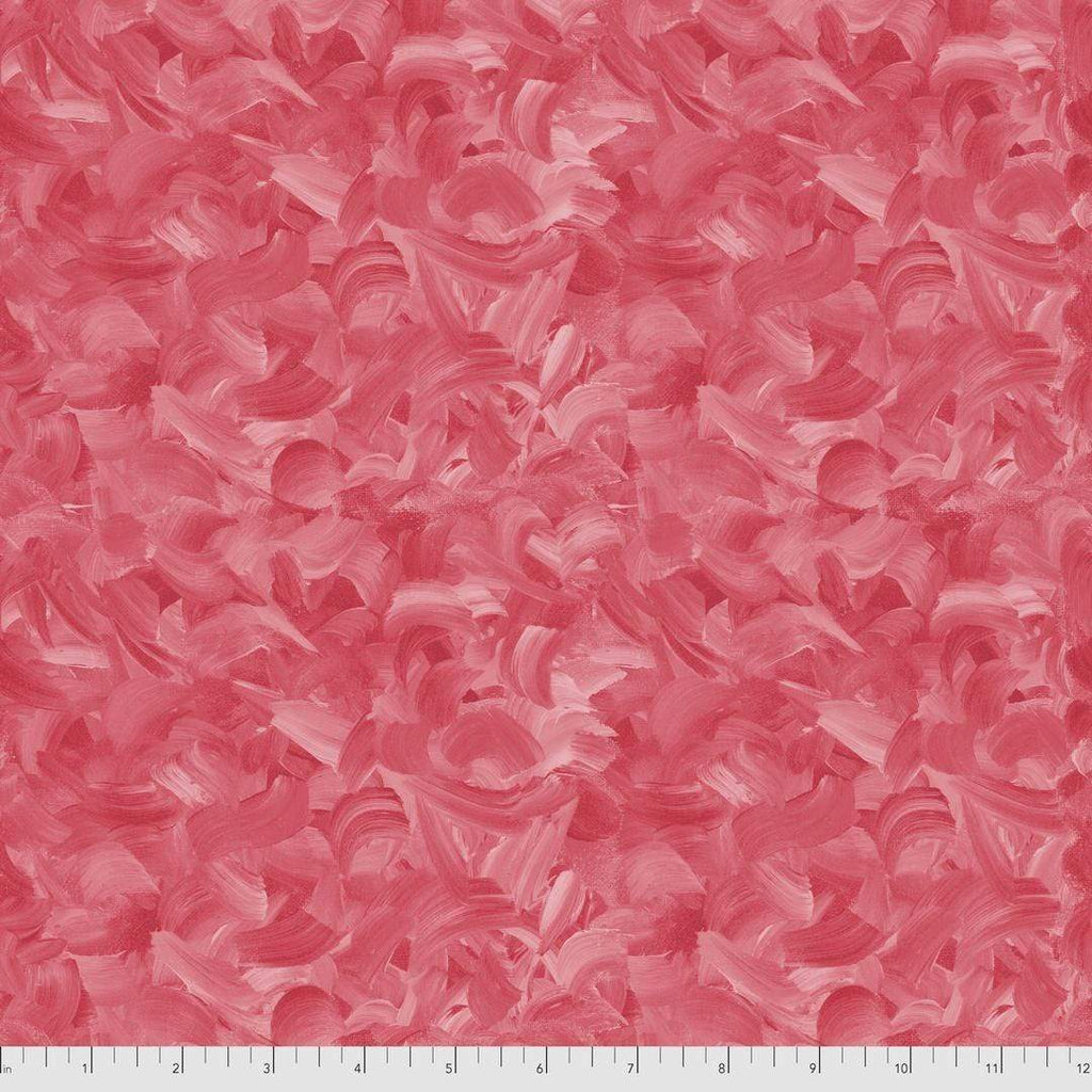 Artistic Quilts with Color Fabric SUE PENN - FLUORISH - IMPASTO PINK PERFECT SKU# PWSP035.PINK: SHIPPING SEPTEMBER 2021