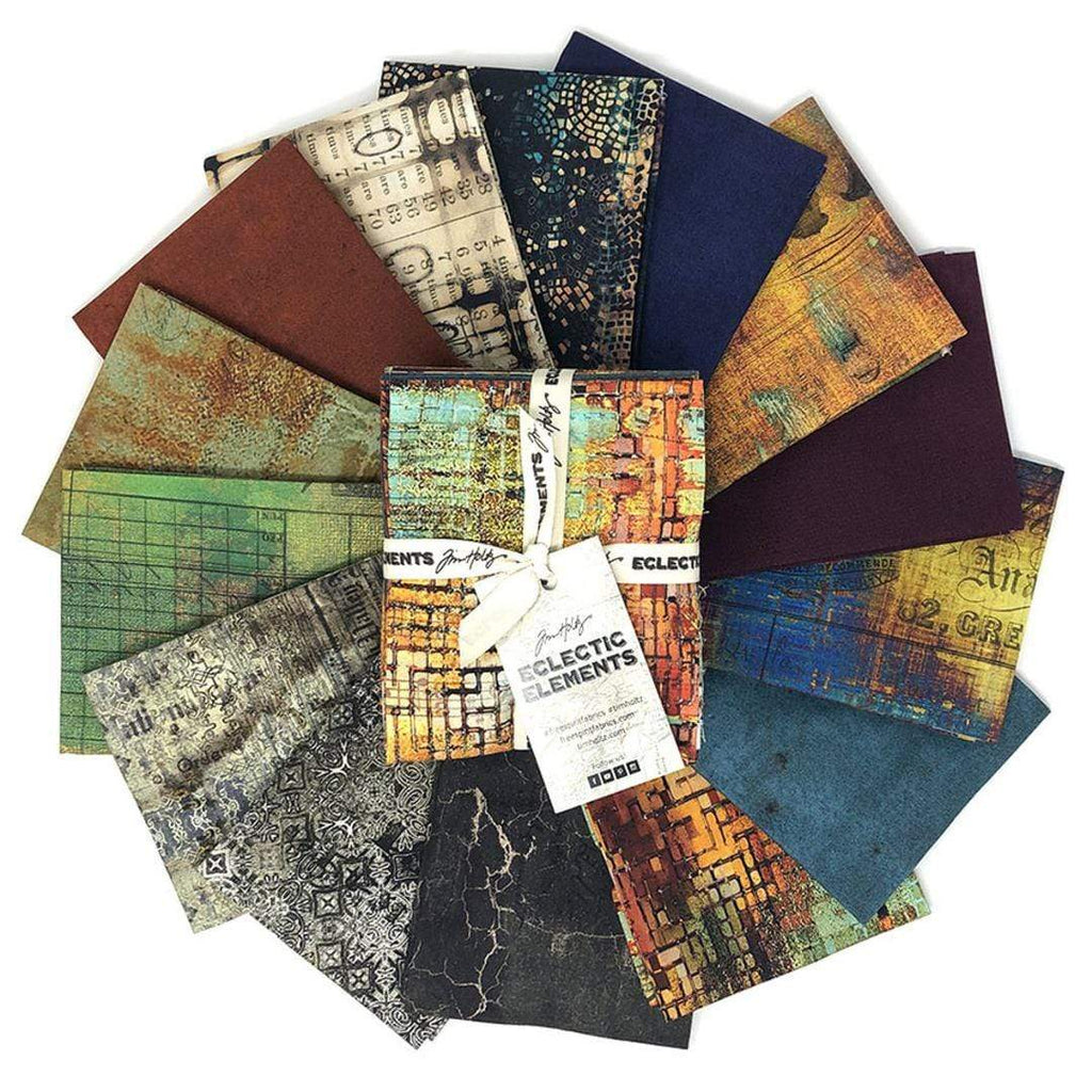 Artistic Quilts with Color Fabric TIM HOLTZ - ABANDONED 1 - IH Fat Quarter Bundle FB2FQTH.ABANDONED1