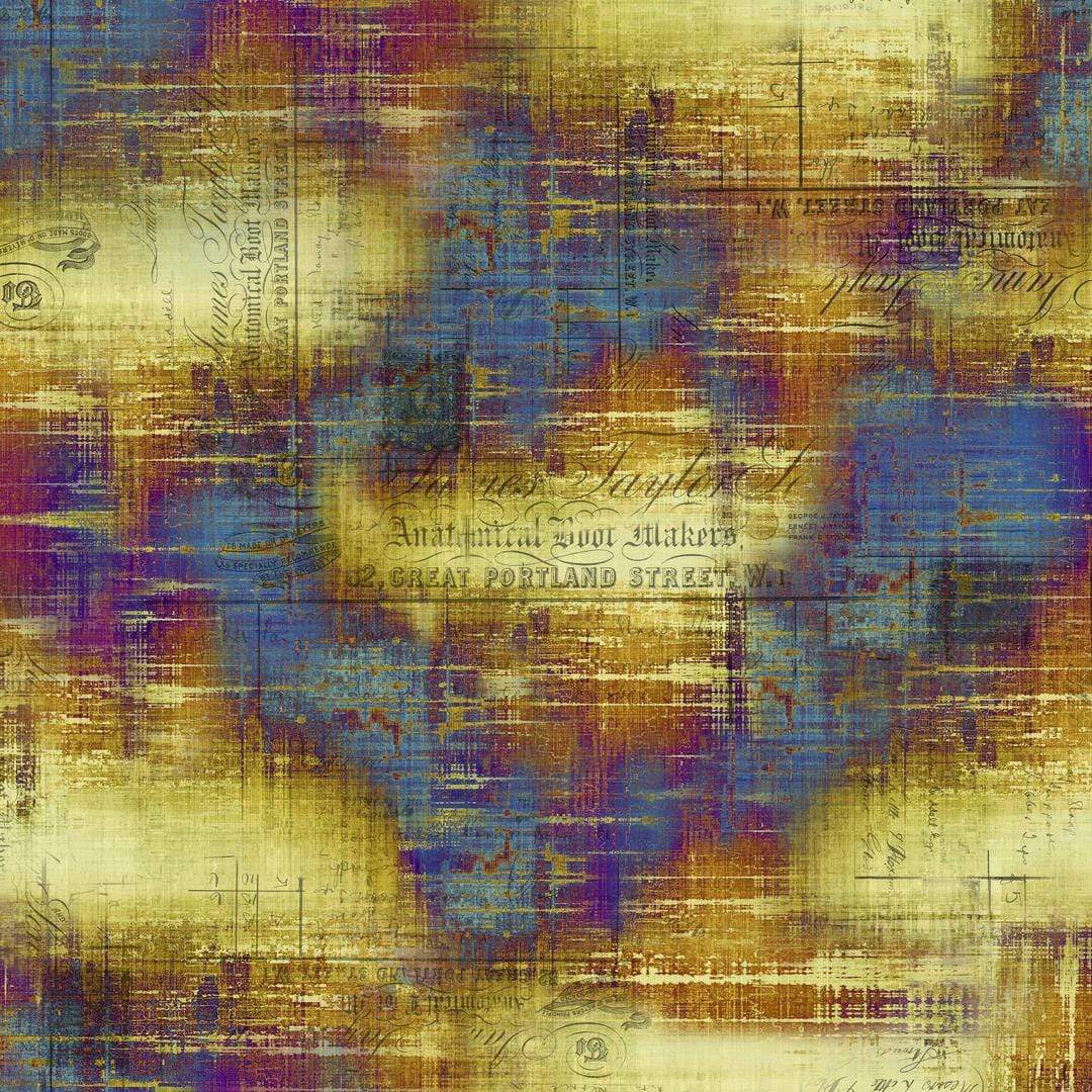 Artistic Quilts with Color Fabric Tim Holtz  ABANDONED 1 SKU# PPWTH131.PATINA SHIPPING APRIL 2021