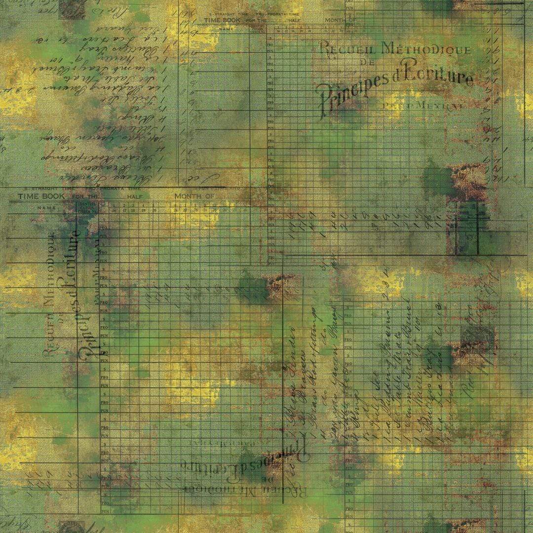 Artistic Quilts with Color Fabric Tim Holtz  ABANDONED 1 SKU# PWTH132.MOSS SHIPPING APRIL 2021