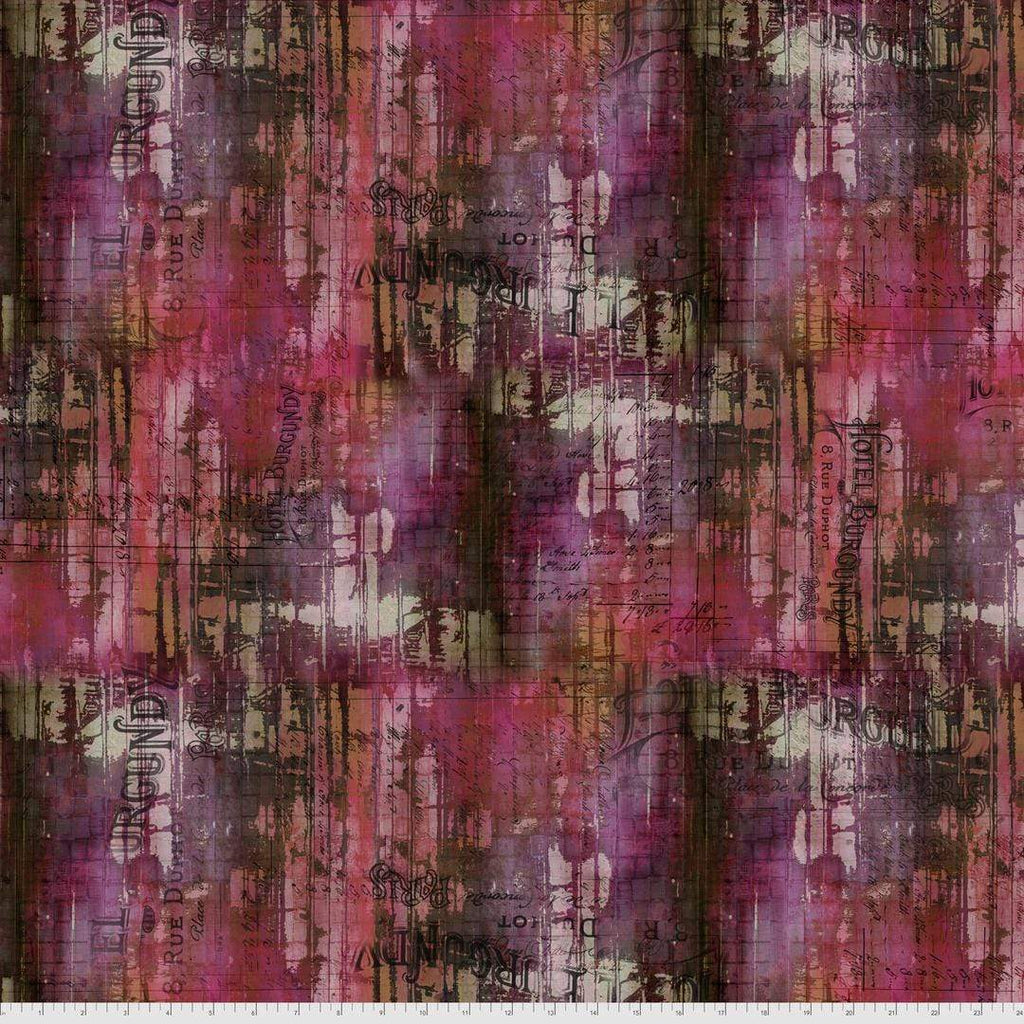 Artistic Quilts with Color Fabric Tim Holtz  ABANDONED 2 SKU# PWTH145.VINEYARD. SHIPPING MAY 2021