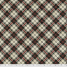 Artistic Quilts with Color Fabric Tim Holtz  Eclectic Elements Christmastime - HOLIDAY PLAID SKU# PWTH167.NEUTRAL SHIPPING JUNE 2021