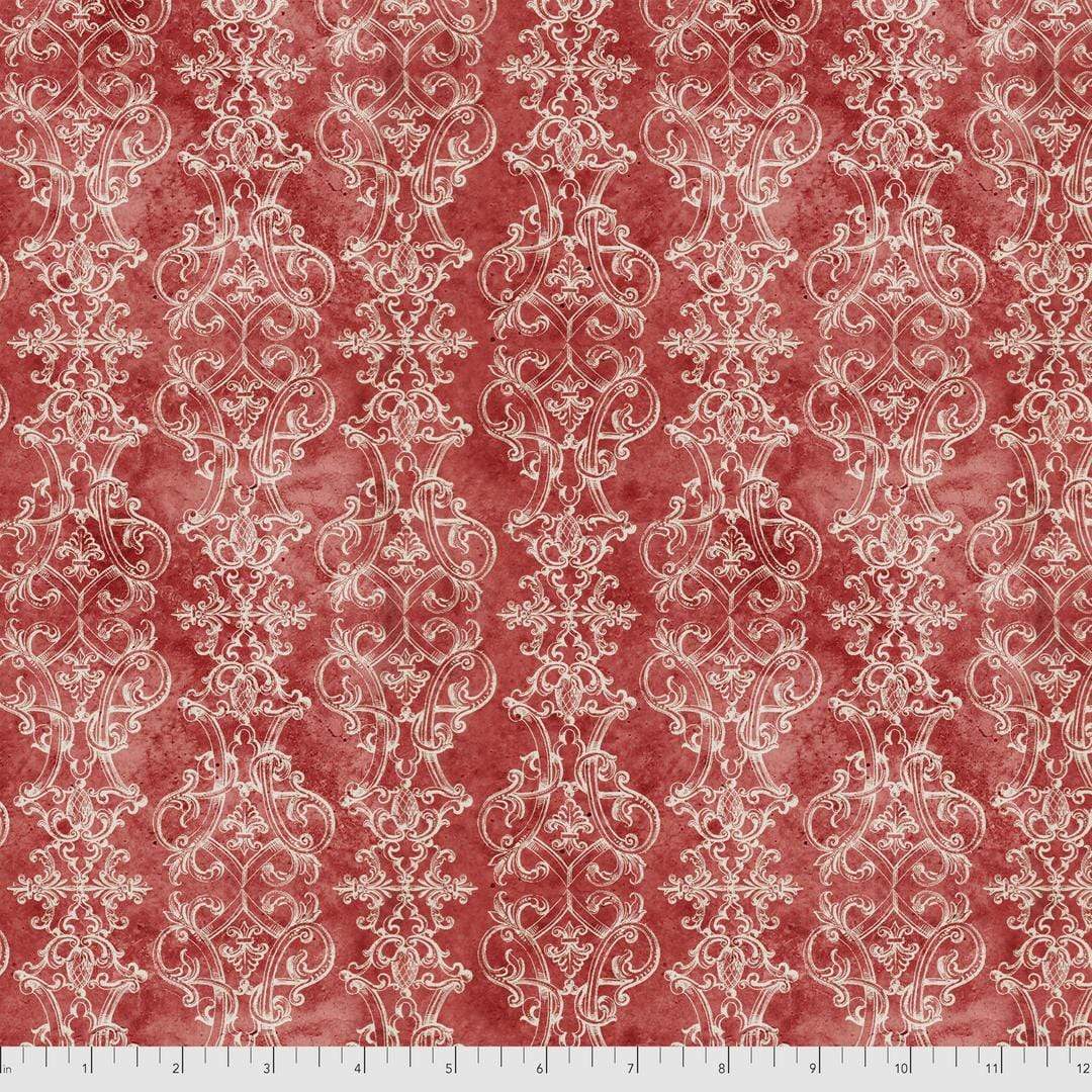Artistic Quilts with Color Fabric Tim Holtz  Eclectic Elements Christmastime SKU# PWTH165.RED SHIPPING JUNE 2021