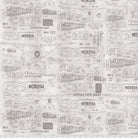 Artistic Quilts with Color Fabric Tim Holtz Eclectic Elements MONOCHROME Model Airplanes - Parchment SKU# PWTH174.PARCHMENT SHIPPING AUGUST 2021