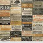Artistic Quilts with Color Fabric Tim Holtz  Eclectic Elements REGIONS BEYOND- Apothecary, Multi SKU# PWTH072.MULTI