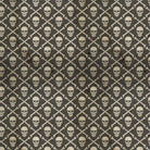 Artistic Quilts with Color Fabric Tim Holtz  Eclectic Elements REGIONS BEYOND- Crossbones, Black SKU# PWTH151.BLACK