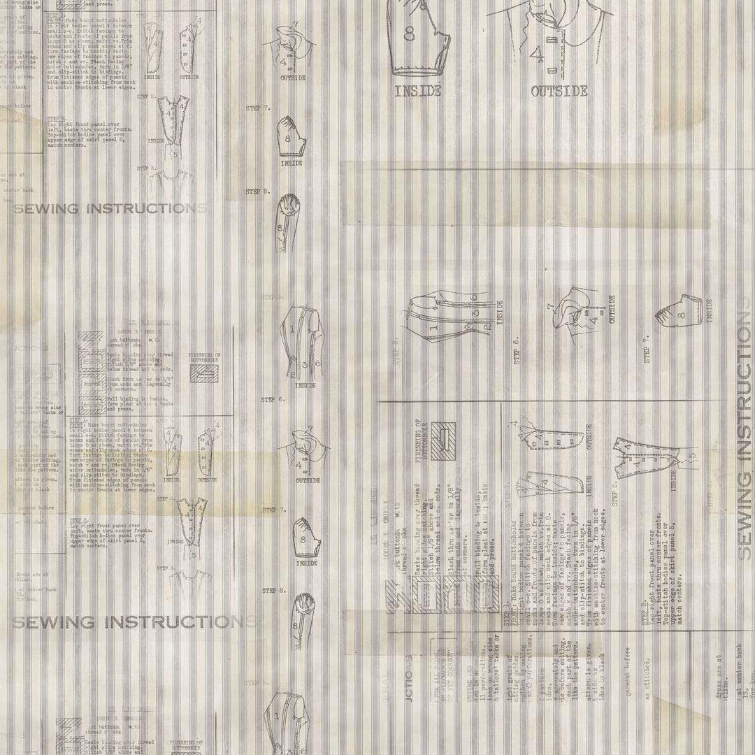 Artistic Quilts with Color Fabric Tim Holtz Eclectic Elements Sewing Instructions - Linen SKU# PWTH110.LINEN