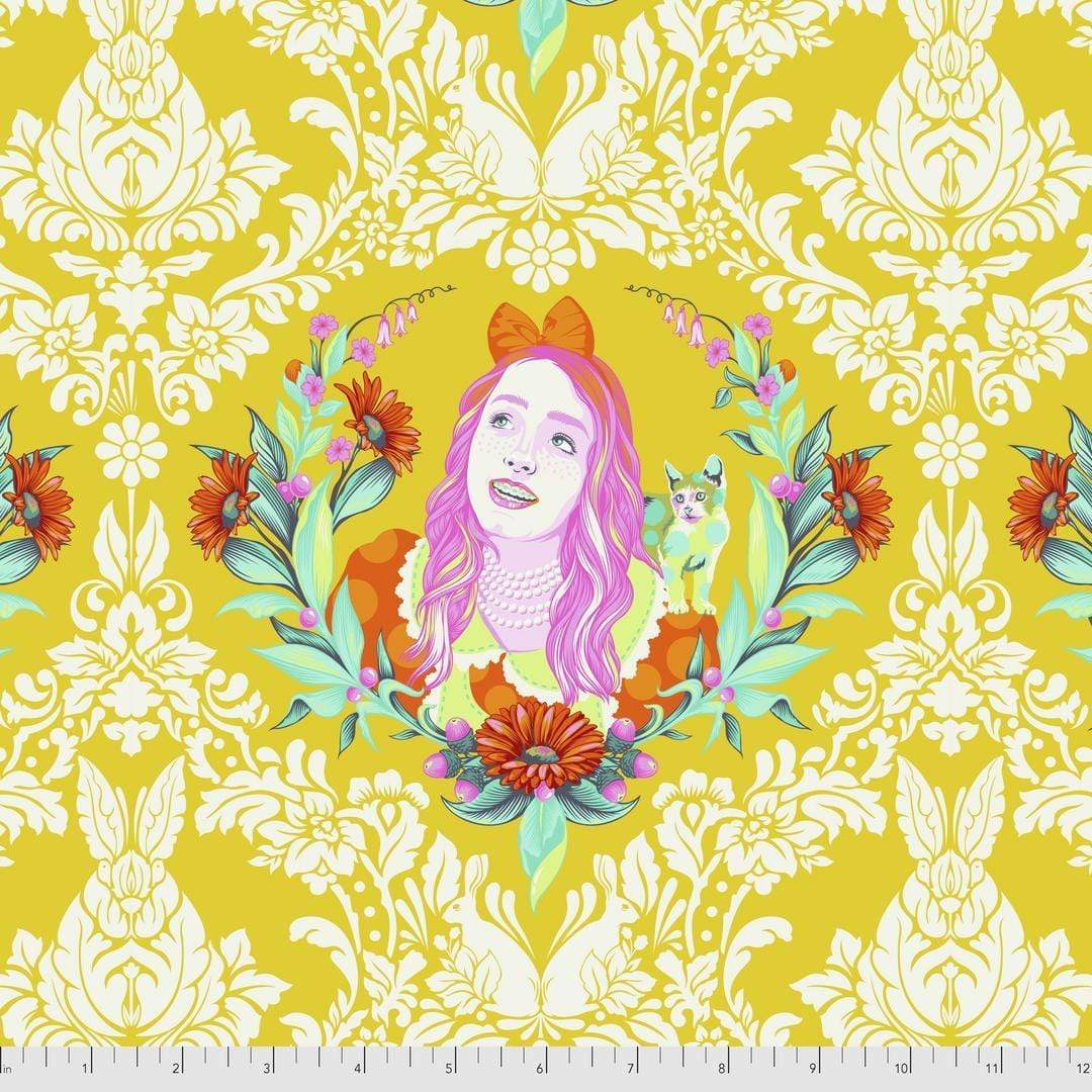 Artistic Quilts with Color Fabric Tula Pink Curioser and Curioser - ALICE- SKU #PWTP159.SUGAR SHIPPING JUNE 2021