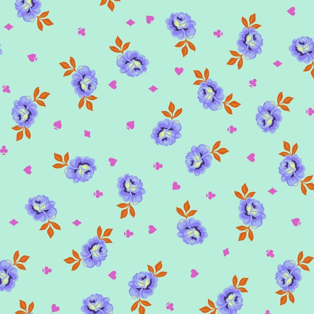 Artistic Quilts with Color Fabric Tula Pink Curioser and Curioser - BIG BUDS - SKU #QBTP006.DAYDREAM SHIPPING JUNE 2021