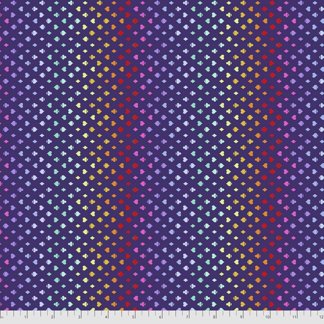 Artistic Quilts with Color Fabric Tula Pink Curioser and Curioser - SUITED AND BOOTED - SKU #PWTP168.DAYDREAM SHIPPING JUNE 2021